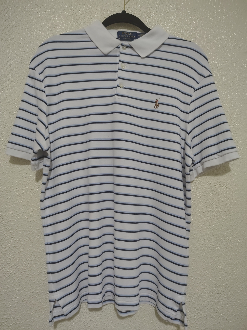 Polo Ralph Lauren Men’s M Classic Fit Striped Soft Cotton Polo Shirt NWOT